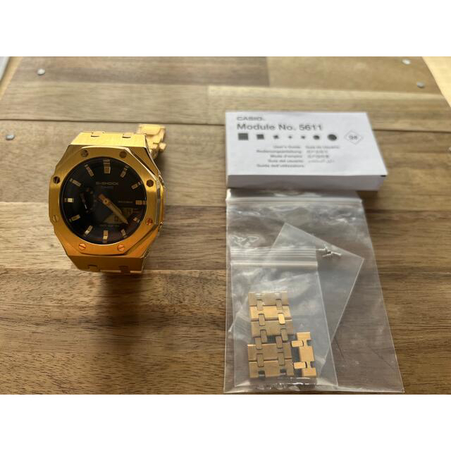 G-SHOCK(ジーショック)のG-SHOCK GA-2100TH ゴールドカスタム　カシオーク　casio メンズの時計(腕時計(デジタル))の商品写真
