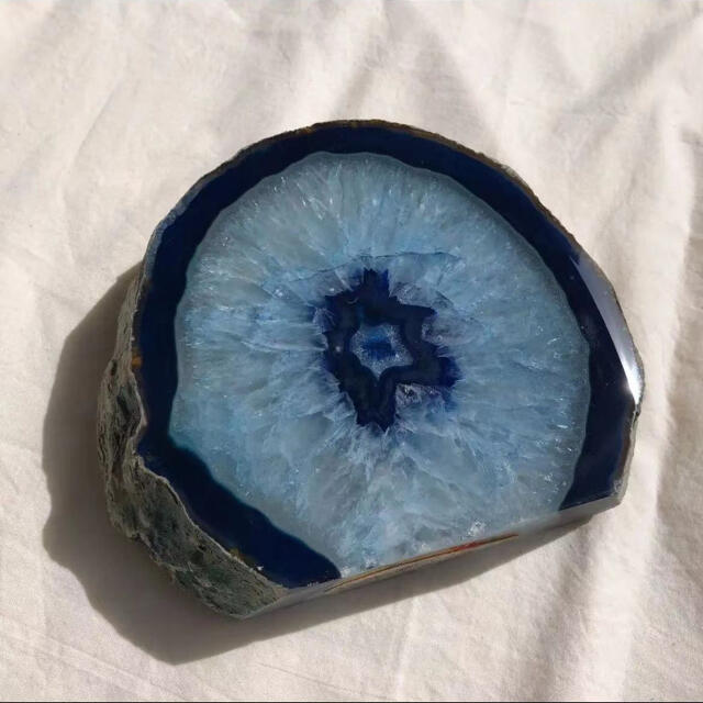 blue agate stone 瑪瑙 アゲート スライス