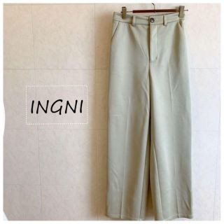 イング(INGNI)のINGNI イング　グリーン　ワイドパンツ(カジュアルパンツ)