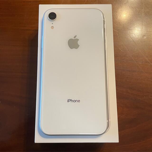 【美品】iPhoneXR white 64GB