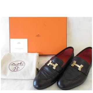 Hermes - 希少⭐︎HERMESモカシンパリ、ゴールド金具♪の通販 by ...