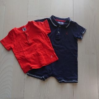 プチバトー(PETIT BATEAU)のベビー服 セット 12m/74cm(Ｔシャツ)