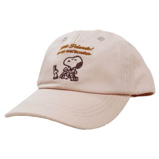 スヌーピー(SNOOPY)のSNOOPY スヌーピー キャップ バニーズ キッズ レディース★ベージュ新品(帽子)