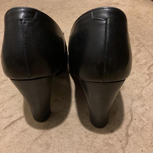 本革　黒パンプス　23cm レディースの靴/シューズ(ハイヒール/パンプス)の商品写真