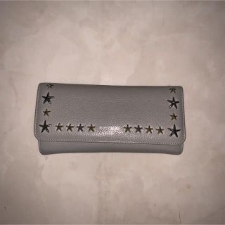 ジミーチュウ(JIMMY CHOO)の【早い者勝ち】【即購入OK】Jimmy Choo 長財布　グレー星財布ウォレット(長財布)