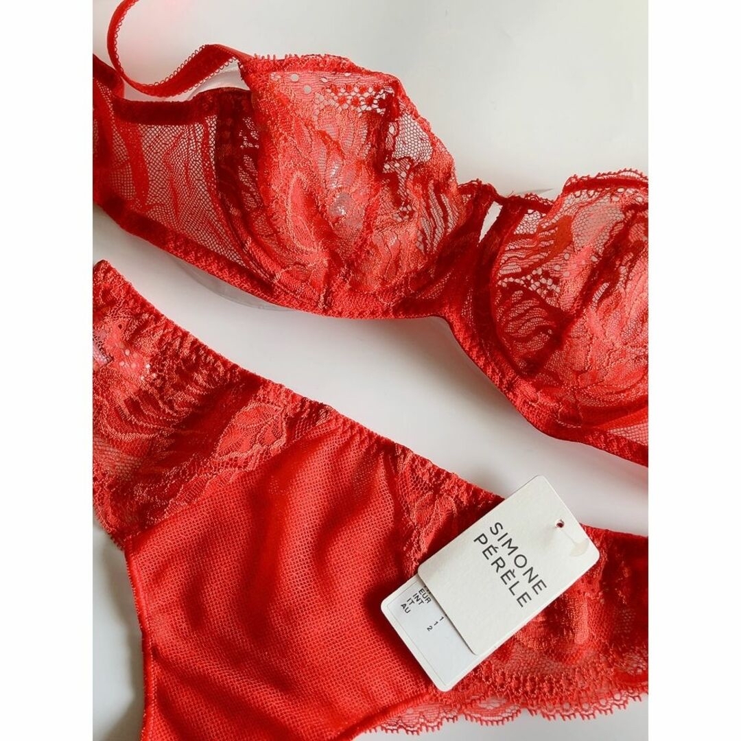 Simone Perele(シモーヌペレール)のB70+S☆Simone Perele　シモーヌ ペレール海外高級セット レディースの下着/アンダーウェア(ブラ&ショーツセット)の商品写真