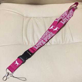 ヴィクトリアズシークレット(Victoria's Secret)の新品 Victoria's secret PINK ネックストラップ ピンク(ネックストラップ)