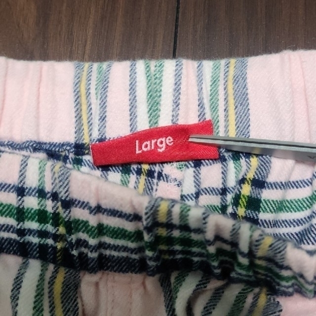 【L】Supreme Tartan Flannel Skate Pant