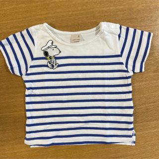 プティマイン(petit main)のプティマイン　スヌーピー　Tシャツ 90(Tシャツ/カットソー)