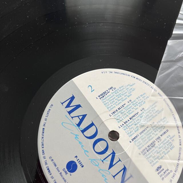 専用ページ　　　マドンナ　トゥルーブルー　レコード エンタメ/ホビーのCD(ポップス/ロック(洋楽))の商品写真