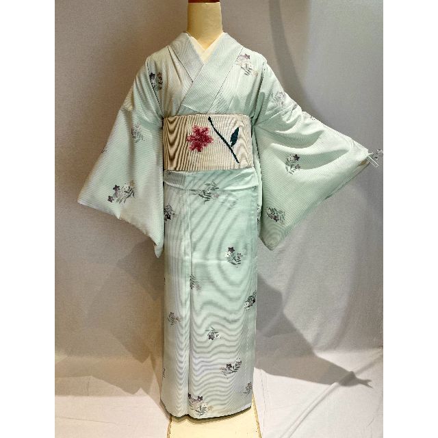 2139 夏用 高身長 ポリエステル 絽 小紋