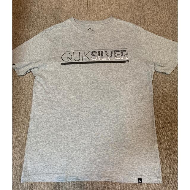 QUIKSILVER(クイックシルバー)のクイックシルバー　半袖　Lサイズ　グレー メンズのトップス(Tシャツ/カットソー(半袖/袖なし))の商品写真