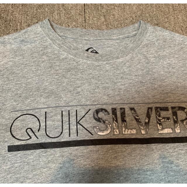 QUIKSILVER(クイックシルバー)のクイックシルバー　半袖　Lサイズ　グレー メンズのトップス(Tシャツ/カットソー(半袖/袖なし))の商品写真