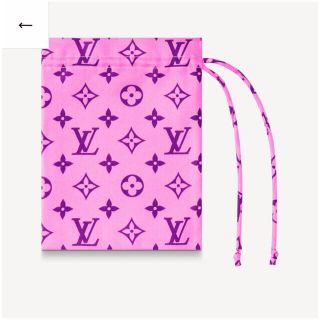 LOUIS VUITTON - LOUIS VUITTON ルイヴィトン マスク マイユ ピンク