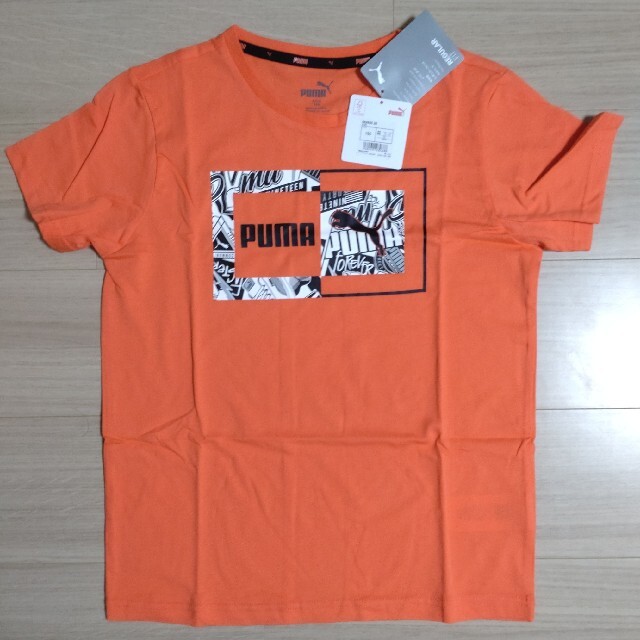 PUMA(プーマ)のプーマ　Tシャツ　150　オレンジ キッズ/ベビー/マタニティのキッズ服男の子用(90cm~)(Tシャツ/カットソー)の商品写真