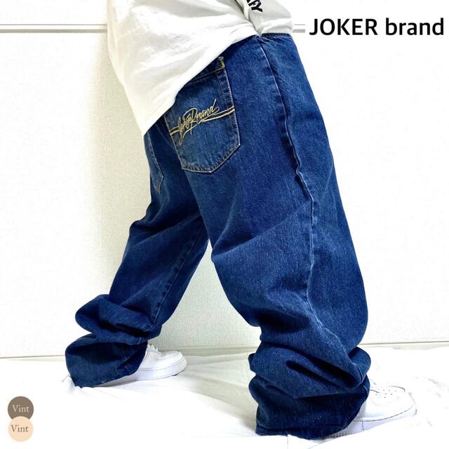 90s】JOKER Brand 極太 ユルダボ バギー ペインターパンツ-