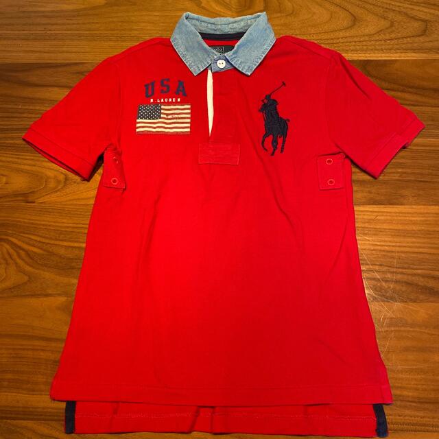 POLO RALPH LAUREN(ポロラルフローレン)のラルフローレン  ポロシャツ　Sサイズ キッズ/ベビー/マタニティのキッズ服男の子用(90cm~)(Tシャツ/カットソー)の商品写真