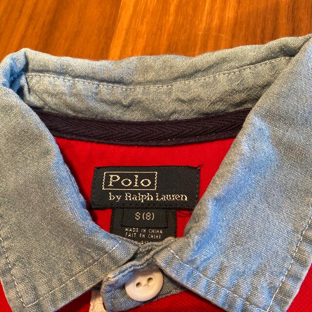 POLO RALPH LAUREN(ポロラルフローレン)のラルフローレン  ポロシャツ　Sサイズ キッズ/ベビー/マタニティのキッズ服男の子用(90cm~)(Tシャツ/カットソー)の商品写真