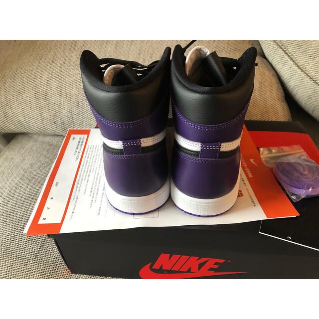 NIKE(ナイキ)のAIR JORDAN1 RETRO HIGH OG COURT PURPLE メンズの靴/シューズ(スニーカー)の商品写真