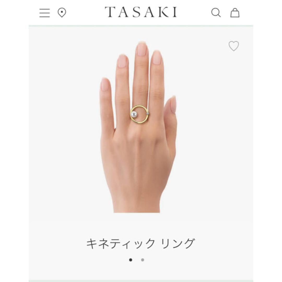 TASAKI(タサキ)のタサキ　キネティック　リング　12号　美品 レディースのアクセサリー(リング(指輪))の商品写真