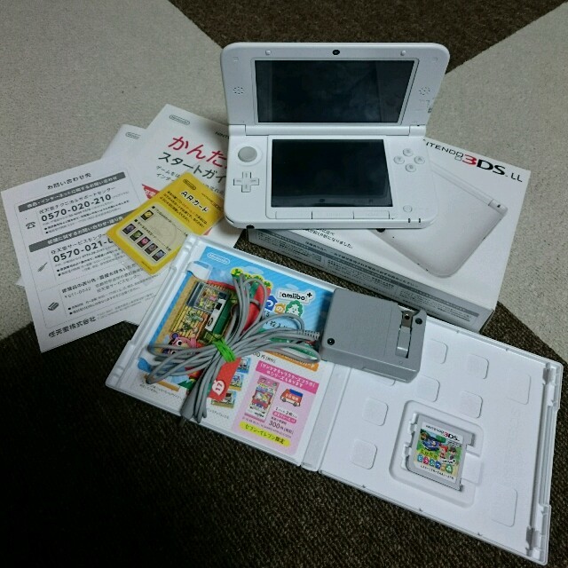 値頃 任天堂 - 任天堂3DSLL本体美品&とびだせamiibo+ 携帯用ゲーム機本体