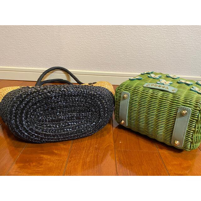 トッカ RIBBON BOW RATTAN かごバッグ