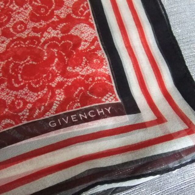 GIVENCHY シルク100% 大判スカーフ