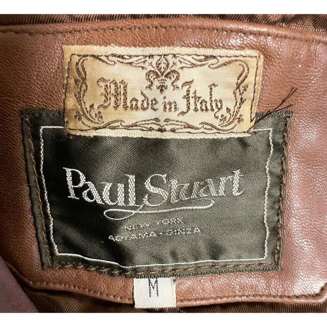 Paul Stuart(ポールスチュアート)のポールスチュアート　レザージャケット　革ジャン メンズのジャケット/アウター(ライダースジャケット)の商品写真