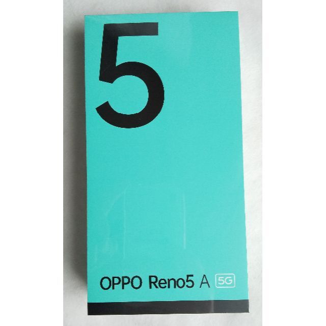 OPPO(オッポ)の【未開封・新品】OPPO Reno5 A (eSIM)A1030P アイスブルー スマホ/家電/カメラのスマートフォン/携帯電話(スマートフォン本体)の商品写真
