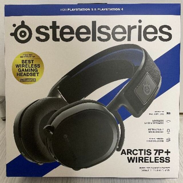 SteelSeries【極美品】ARCTIS 7P+ WIRELESS BLACK