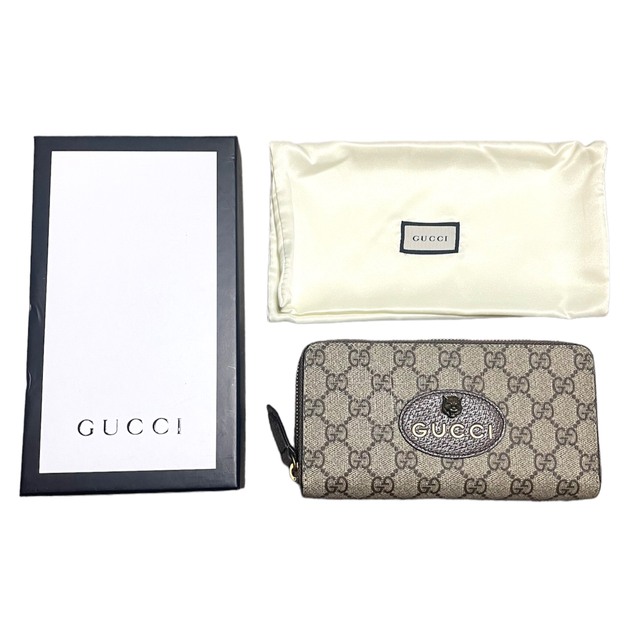 Gucci(グッチ)の【新品未使用】GUCCI グッチ ネオヴィンテージ GGスプリーム ジップ メンズのファッション小物(長財布)の商品写真