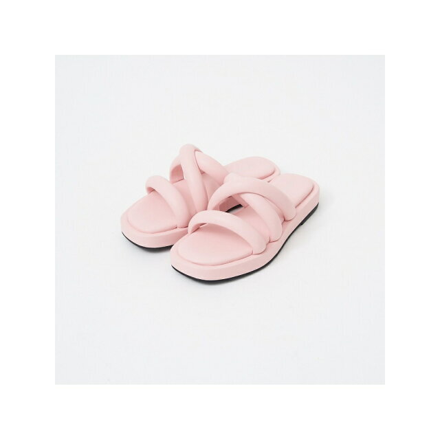 AU BANNISTER(オゥバニスター)の【ピンク】【S】【WEB限定】厚底 チューブ クッション フラット サンダル レディースの靴/シューズ(サンダル)の商品写真