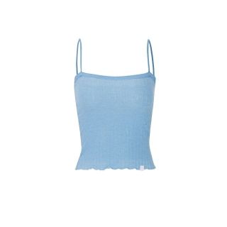 ボンジュールレコーズ(bonjour records)の【ブルー（44）】【minjiena】baby sleeveless top(キャミソール)