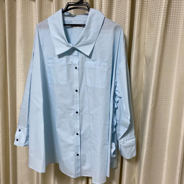 myclozette cen. サイドフリルブラウス | elearning.stkipmodernngawi