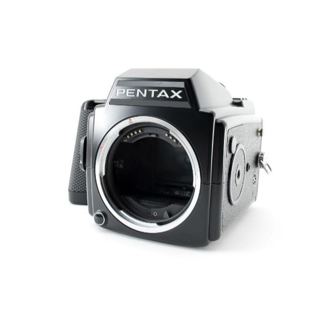 PENTAX(ペンタックス)のPENTAX 645 中判カメラ フィルムバック・ストラップ付 【動作確認済】 スマホ/家電/カメラのカメラ(フィルムカメラ)の商品写真