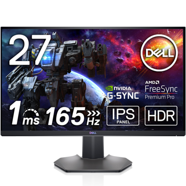 DELL - NN　Dell 27インチQHD 165Hz IPSゲーミングモニタ