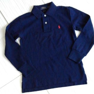 ポロラルフローレン(POLO RALPH LAUREN)のPOLO RALPH LAUREN ⭐新品⭐ タグ付き長袖ポロシャツ140サイズ(Tシャツ/カットソー)