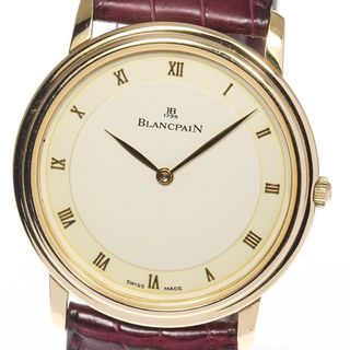 ブランパン(BLANCPAIN)の★保証書付き【Blancpain】ブランパン ヴィルレ ウルトラスリム 0021-3318-55 K18YG 手巻き メンズ(腕時計(アナログ))