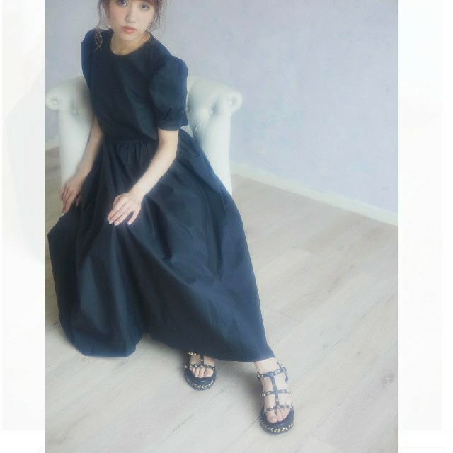 DIANA(ダイアナ)のstella tokyo スタッズサンダル ブラック 35 22.5cm レディースの靴/シューズ(サンダル)の商品写真