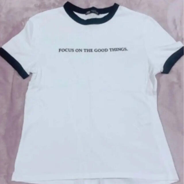 ZARA(ザラ)のZARA ロゴt テキストt メンズのトップス(Tシャツ/カットソー(半袖/袖なし))の商品写真