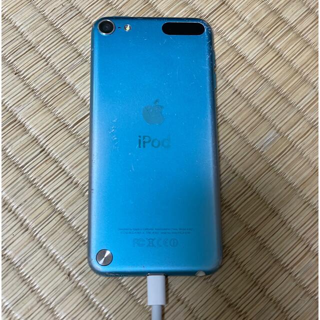 iPod touch(アイポッドタッチ)のiPod touch 第5世代 ブルー32GB スマホ/家電/カメラのオーディオ機器(ポータブルプレーヤー)の商品写真