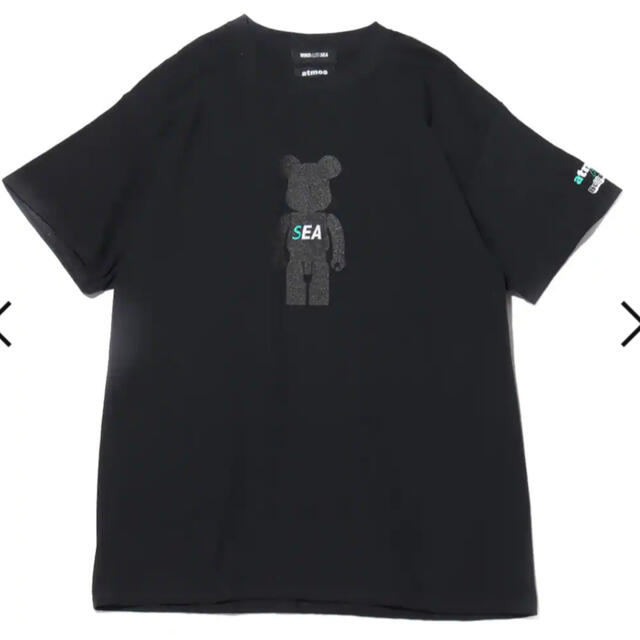 BE@RBRICK x atmos x WIND AND SEA Tシャツ L