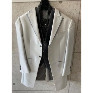 ☆まこと様専用☆タキシード 結婚式 シルバー  ASサイズ ロング 5点セット(セットアップ)