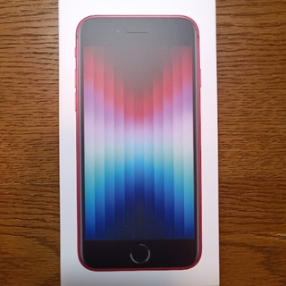 アップル(Apple)の限定値下げ iPhoneSE 第3世代 64GB レッド ほぼ新品(スマートフォン本体)