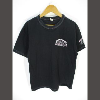 フラットヘッド(THE FLAT HEAD)のTHE FLAT HEAD Tシャツ 半袖 クルーネック 紺 38 ZX(Tシャツ/カットソー(半袖/袖なし))