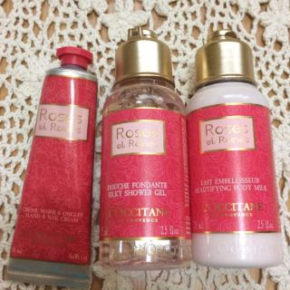 ロクシタン(L'OCCITANE)のロクシタン ローズ3点セット(ボディローション/ミルク)