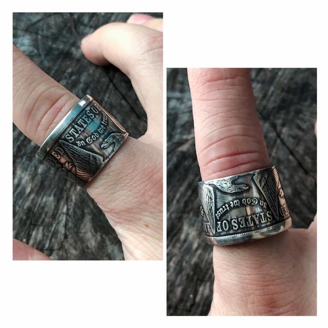低価在庫 アメリカ モルガンダラー コインリング ブランド ReD 指輪 コイン 硬貨の通販 by ReD Jewelry ✟ハイクオリティ✞｜ラクマ 