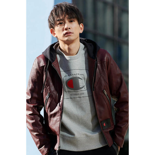 完売品!コラボ!COACH X CHAMPION スウェットシャツ
