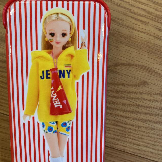 ジェニー　筆箱　箱型　リカちゃん　２段　レア　サッカー エンタメ/ホビーのおもちゃ/ぬいぐるみ(キャラクターグッズ)の商品写真