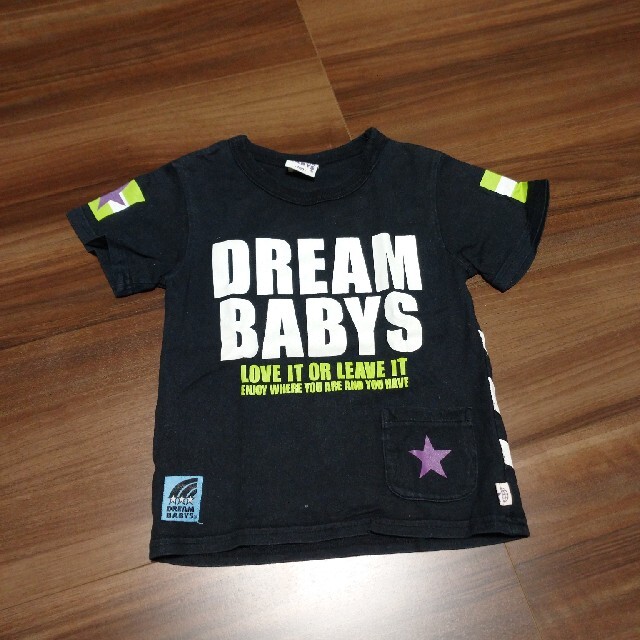 DREAMBABYS(ドリームベイビーズ)のドリームベイビーズ 100cm 黒Tシャツ キッズ/ベビー/マタニティのキッズ服男の子用(90cm~)(Tシャツ/カットソー)の商品写真